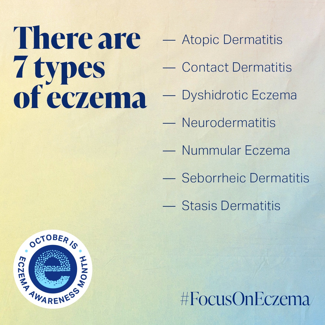 nationaleczema's tweet photo. Yes, you might have more than one type of #eczema. Here's how to tell: https://t.co/EeXlUiDjOI
#EczemaAwarenessMonth #EAM22 #FocusonEczema https://t.co/pdocIdUMeI