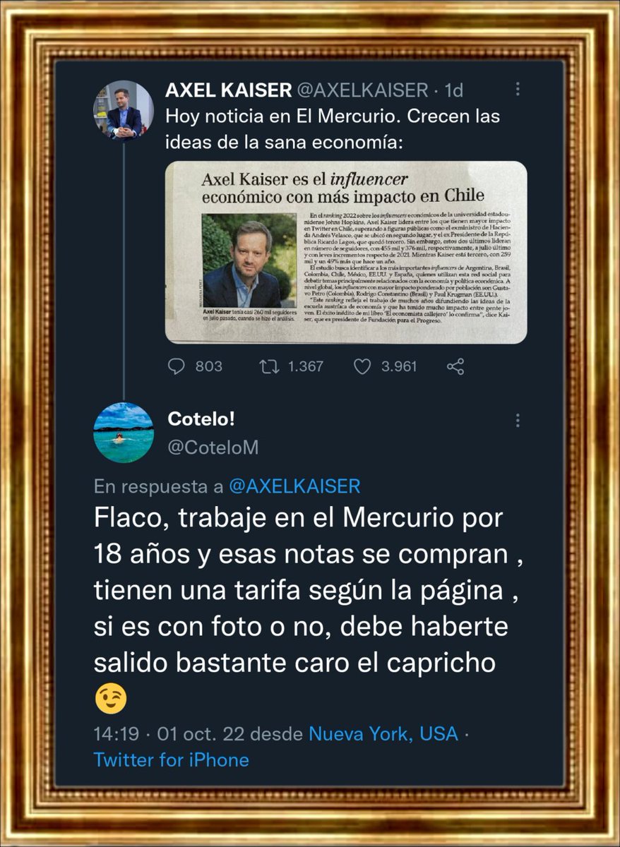 🖼️«Axel 'Candado Chino' Kaiser» Óleo sobre tela, septiembre 2022.