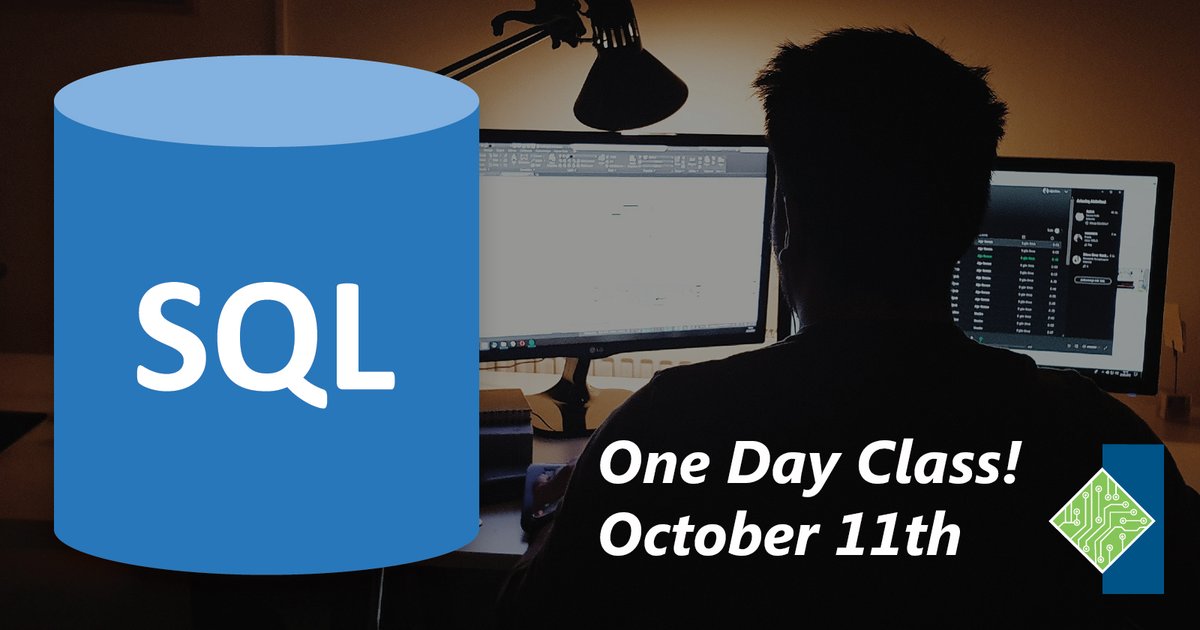 tcworkshop's tweet image. Learn the basics of using and managing a SQL server this month. Only one day to get started, register now!

tcworkshop.com/pages/course-d…

#SQLserver #databasemgmt #data #tcworkshop