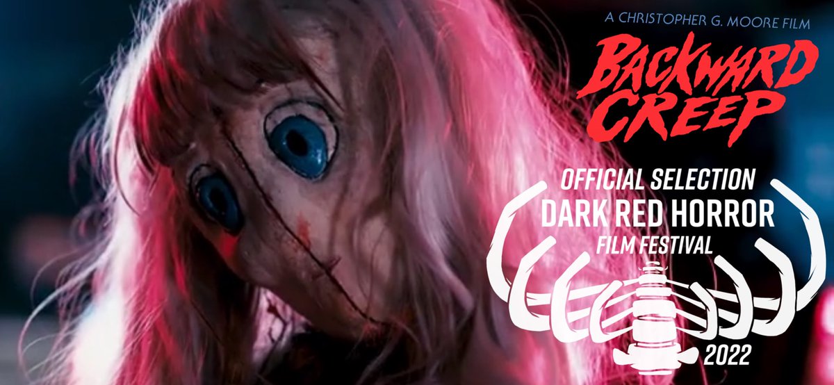 October just started off with some awesome spooky news with our award-winning horror short <a href="/BackwardCreep/">BackwardCreep</a> being an Official Selection of the upcoming Dark Red Horror Film Fest! This is our 41st film fest acceptance! How crazy is that?! #backwardcreep #darkredhorror