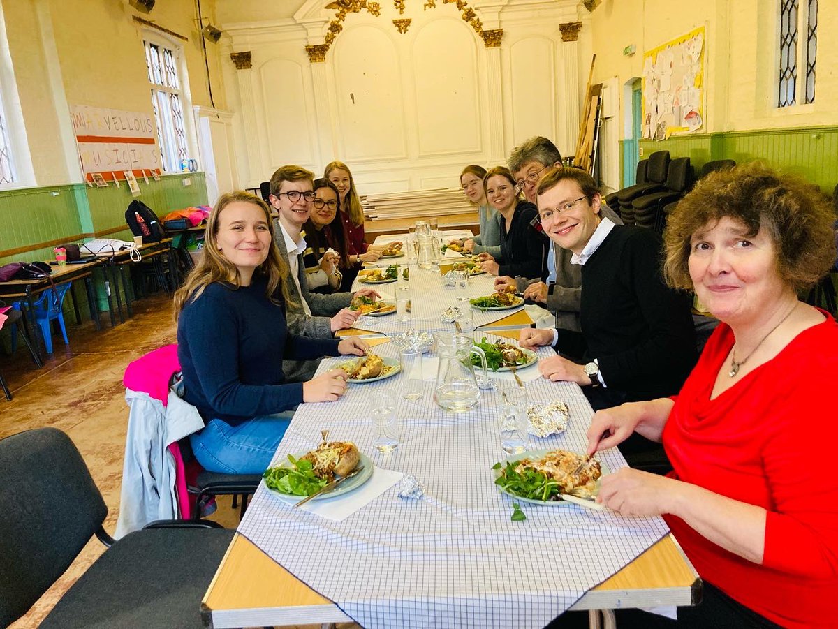 VoxCantab's tweet photo. We've had a lovely afternoon/evening at Gamlingay, helping them celebrate their #HarvestFestival, refurbishment of the church, and the life of the #Queen and others. Thank you for inviting us and thanks for the wonderful tea! https://t.co/UQ165av8k3