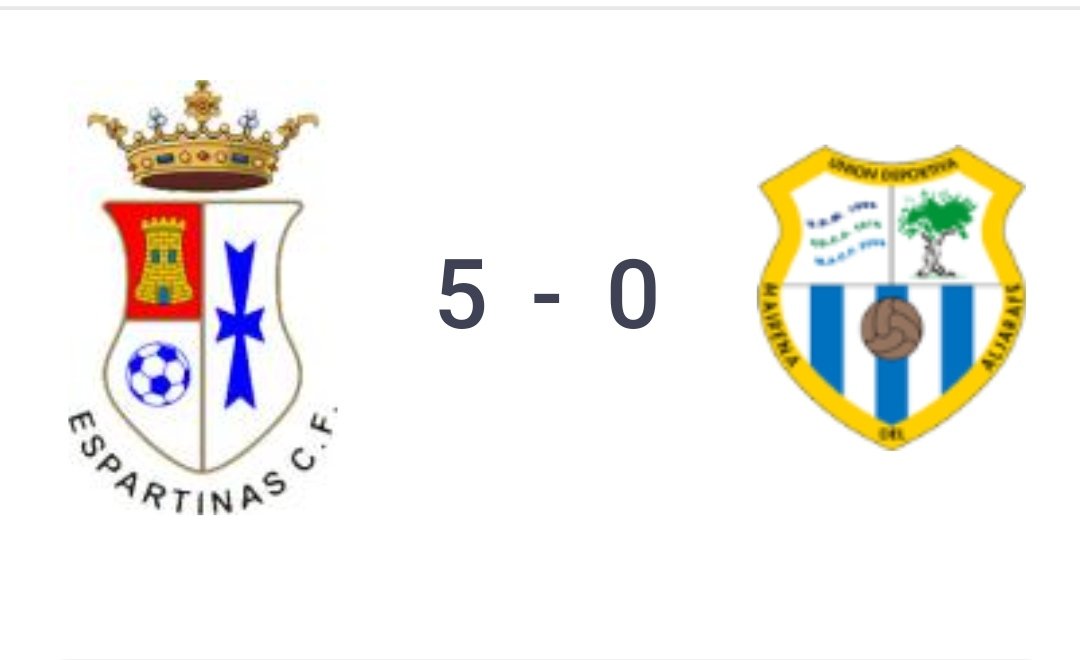 Espartinascf's tweet photo. 📢📢SENIOR

Tercer asalto...tercera victoria...tercera  portería a 0️⃣.

⚽ @ignaciopalomar5 
⚽ @AlvaroBors 
⚽ Kike
⚽ @JuanJos03161177 
⚽ @fjfg10 

5-0....➕3️⃣...💪🔝
#VamosMiEspartinas https://t.co/poiDRQFHIQ