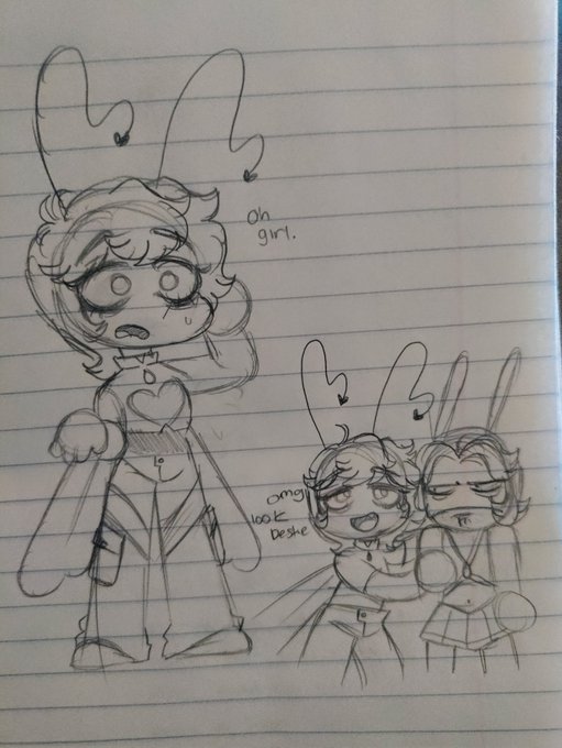 Work doodleeee
Chibi of a new character 