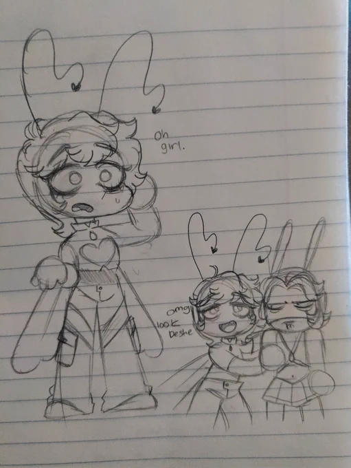 Work doodleeee
Chibi of a new character 