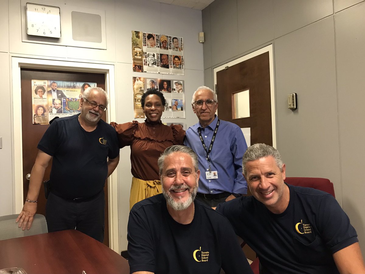 newtonbrook_ss's tweet photo. We have some of the FINEST Custodians in @tdsb. Thank you to Maurizio, Doug, Ed, Peter, Andrew, Roberto, Gavin and Colin for all of their support and for keeping our our building in such great shape! #WithAppreciation #ALLIN ❤️@marham99 @LC2_TDSB https://t.co/K81ySiTaAX
