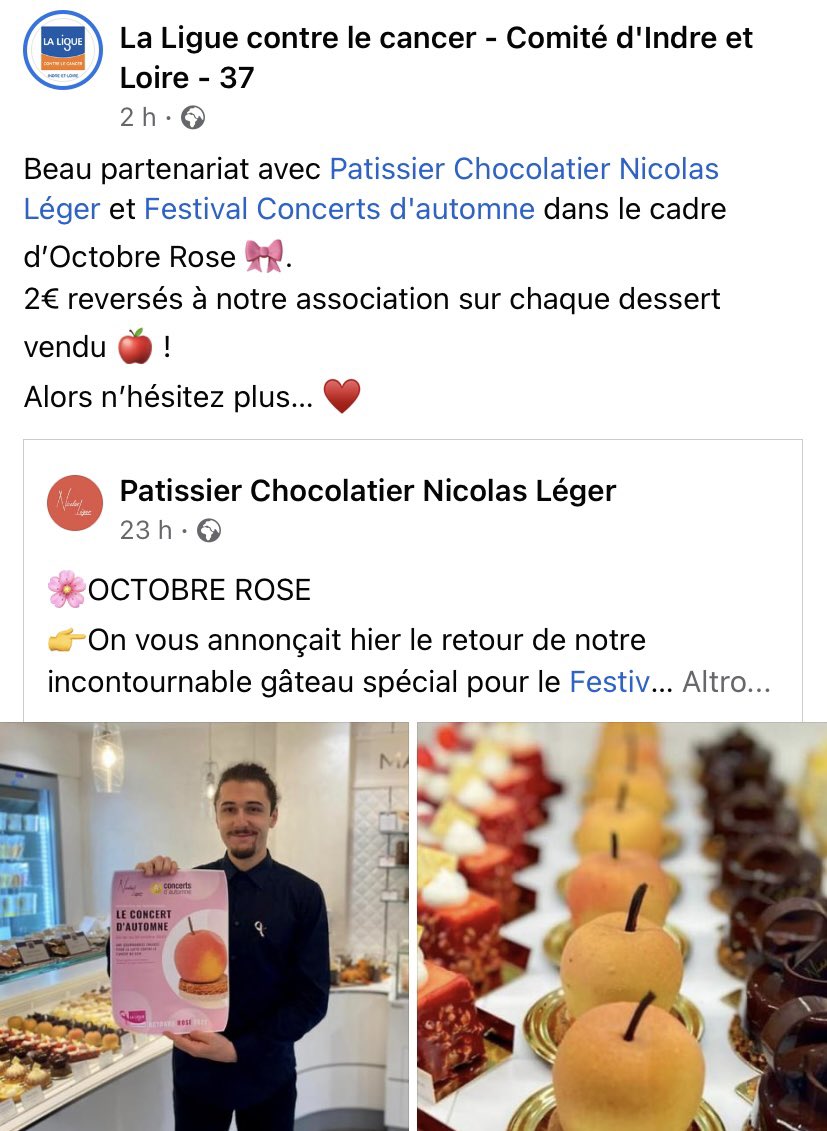Ensemble, pour une grande cause nationale!
<a href="/Liguecancer37/">Ligue contre le cancer 37</a> <a href="/concertsautomne/">Concerts d'automne</a> #Tours #OctobreRose2022