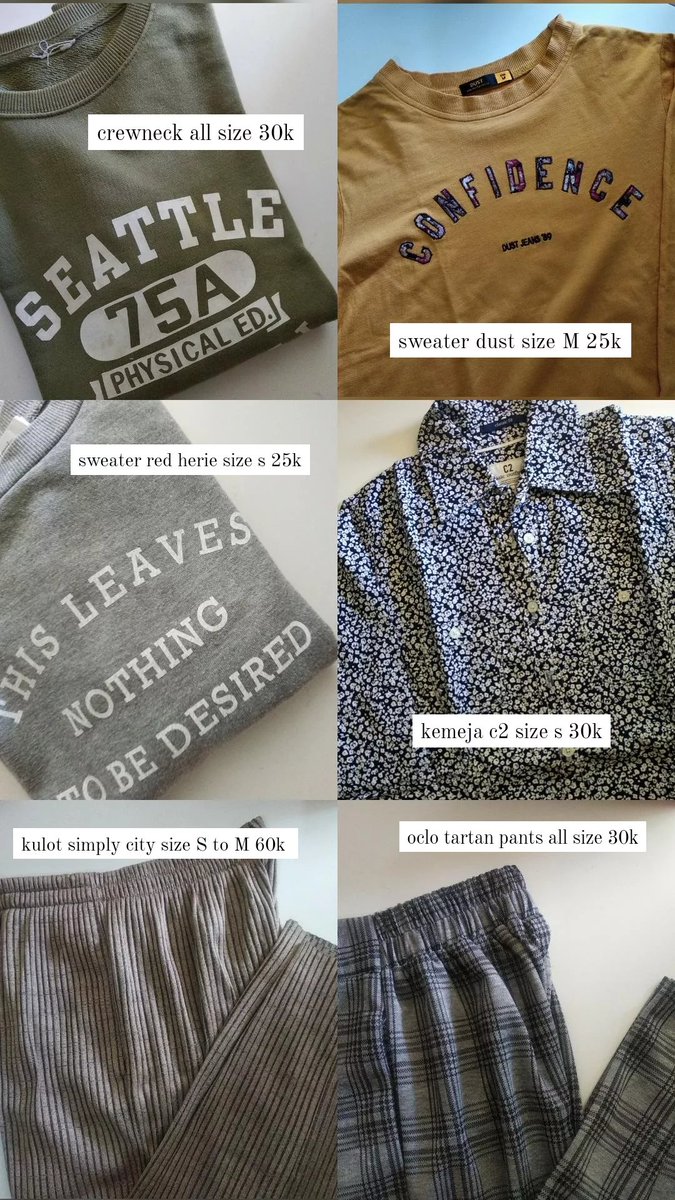 liewuf's tweet photo. hi aku mau preloved jualin baju, celana, tas, sepatu ku yang juarang banget dipake malah kayanya ada yg gapernah dipake sama sekali aku jual murah bgt aja biar lemari ku ngga kepenuhan jg hihi https://t.co/3iMYmxxwtd