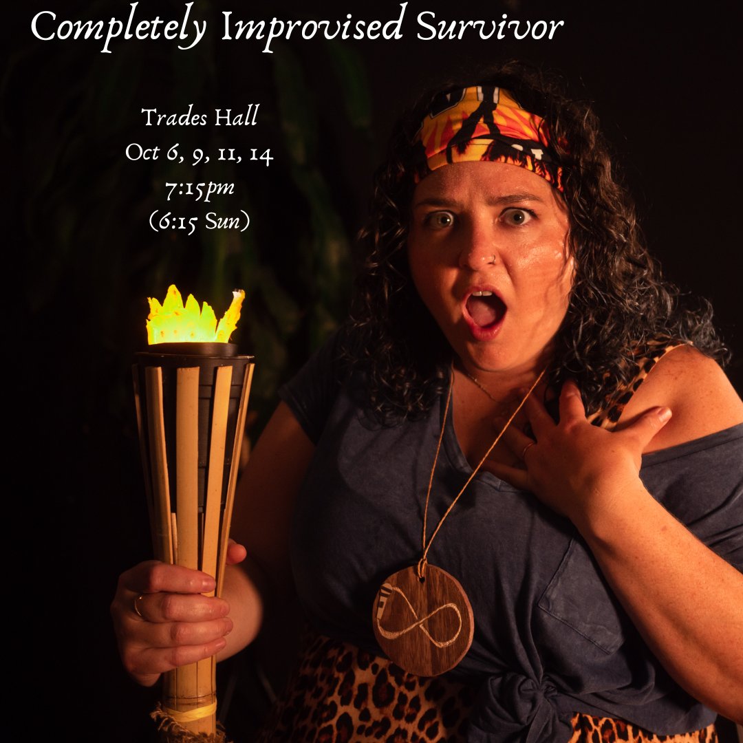 First up is Improvised Survivor! Come watch a stellar cast of comedians fight for the title. I'm playing on Oct 6,9,11 and 14, but every night will be a great show!

"Absolutely fantastic show. ★★★★★" - Theatre People

Book here: melbournefringe.com.au/event/complete…
