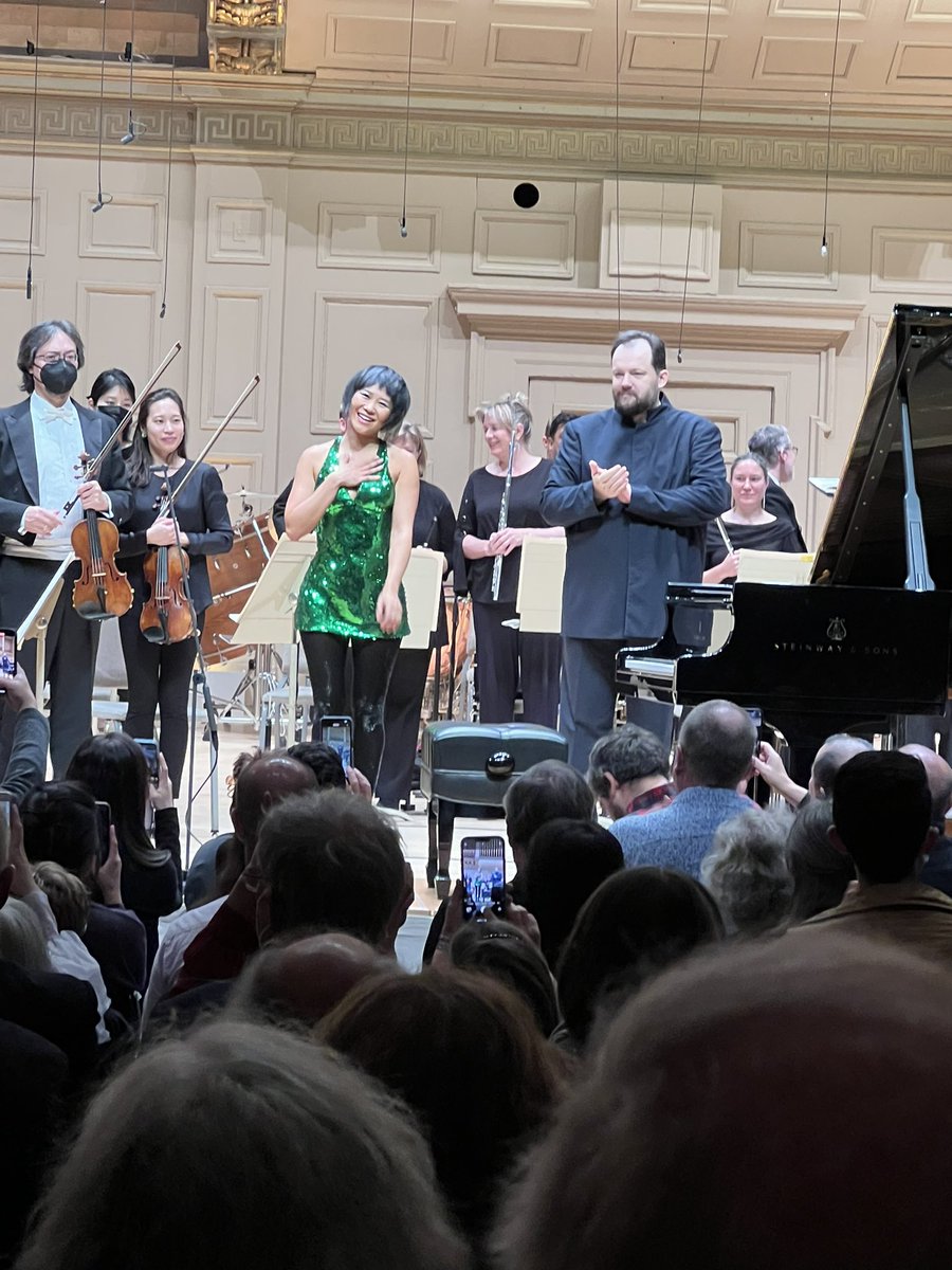 A great weekend with <a href="/BostonSymphony/">Boston Symphony</a> featuring <a href="/YujaWang/">Yuja</a> - thank you <a href="/andris_nelsons/">Andris Nelsons</a> !