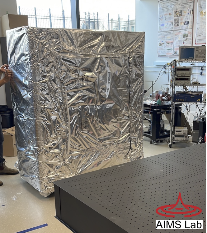NEUAIMS's tweet photo. a big box in @NEUAIMS, stay tuned...#AIMSLab https://t.co/HVWSJjeLO2
