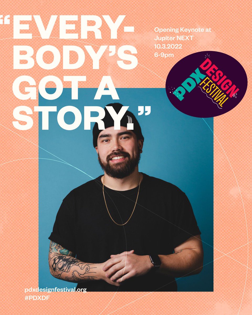Thesis_agency's tweet photo. Got plans tomorrow night? If you do, scrap ‘em — because our Chief Creative Officer, @joecarolino will be giving the Opening Keynote at the inaugural PDX Design Festival. https://t.co/yFw9NgFxf4