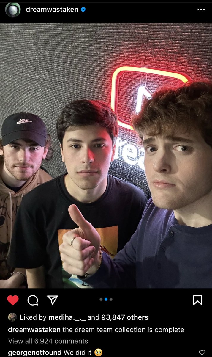 georgeupdated's tweet photo. George is in Dreams new Instagram post!

https://t.co/osbnU0Mzt7 https://t.co/tnFRoGgnIv