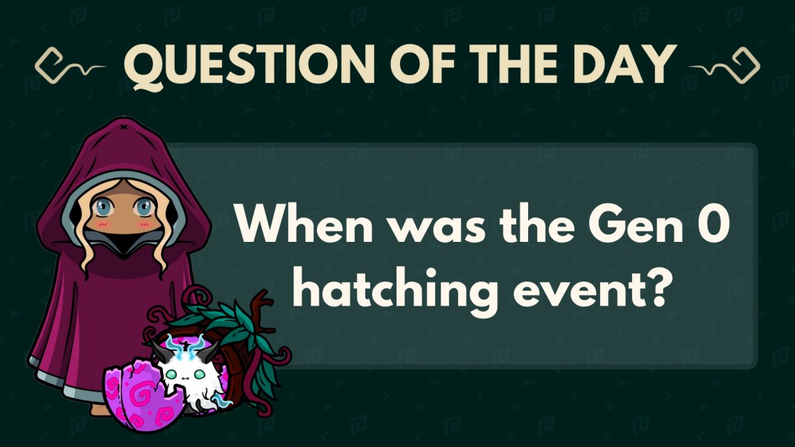 It's time for the Chumbi Valley Question of the day!
 
Please make sure to ❤️, RT and comment your answer with hashtags #SeedChumbi
#ChumbiValley
and post the proof (screenshot) to our discord for some Chumble coins!

#NFTgame #crypto #QOTD #Chumbi #blockchaingames #PlayAndEarn