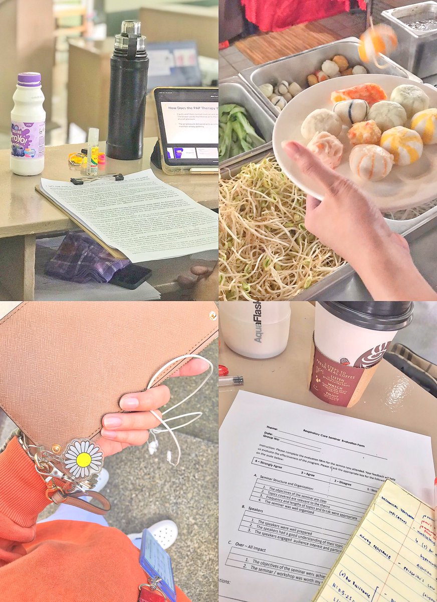 notesbysie's tweet image. ⁺ 𓂋 𓈒 #studytwt ៸៸ #studyspo ៸៸ #lifetwt
            「  🍲☕️🗃 — abt last week 」 

dont have the luxury to go out on weekends (on duty T^T) but ig thursdays r my only “free” day since i get to meet my friends &amp;gt;&amp;lt; though we have to attend classes and seminars 💀