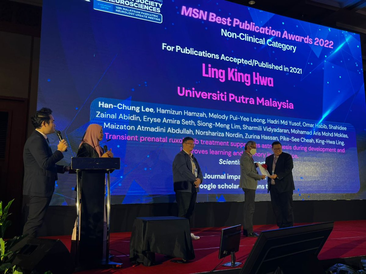 Congratulations to @cheahpikesee,@miclkh and Lim Chong Teik for bagging multiple scientific awards at the 30th Annual Scientific Meeting of Malaysian Society for Neurosciences (#MSN2022) held in Kuala Lumpur from 30 September to 3 October 2022.