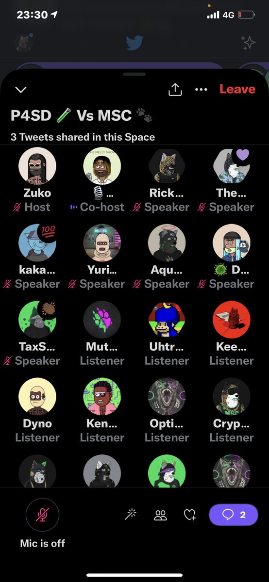 GN web3! What a night tonight! Going to bed with a smile on my face. 😊Immaculate vibes in the spaces tonight with the possessed crew. MSC vs P4SD. MSC took the W 🏅 but We all won 🏆 The start of a movement in WEB3 📈🔥#hyped #bullish