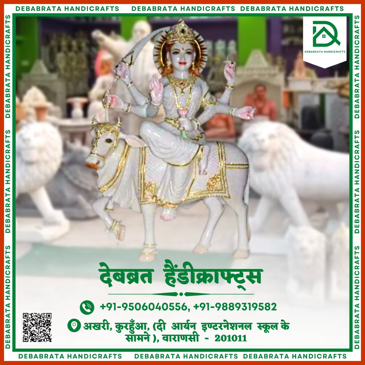DebabrataHandi1's tweet photo. I wish for the empowerment of the youth to respect and love women the way they admire Goddess Durga. Happy Durga Puja.
Jai Mata Di.   
.
.
"Debabrata Handicrafts is Best Murti Manufacturer, Marble Statue, Sangmarmar Murti, Pathar ki Murti Shop in Varanasi".
.
.
☎️ 9889319582 https://t.co/4NLa6Oy82e