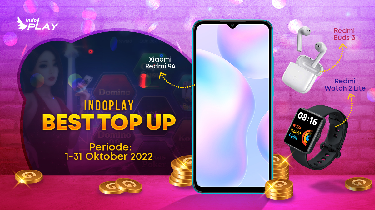 ind0PLAY's tweet photo. Mau menangin Handphone Xiaomi, Redmi watch atau Redmi buds? 🤩

Yuk topup di Indoplay selama bulan Oktober 2022 dan dapetin kesempatan menangin hadiah-hadiah diatas! Info selengkapnya https://t.co/weNKx31dPt https://t.co/j2Lquopp4m