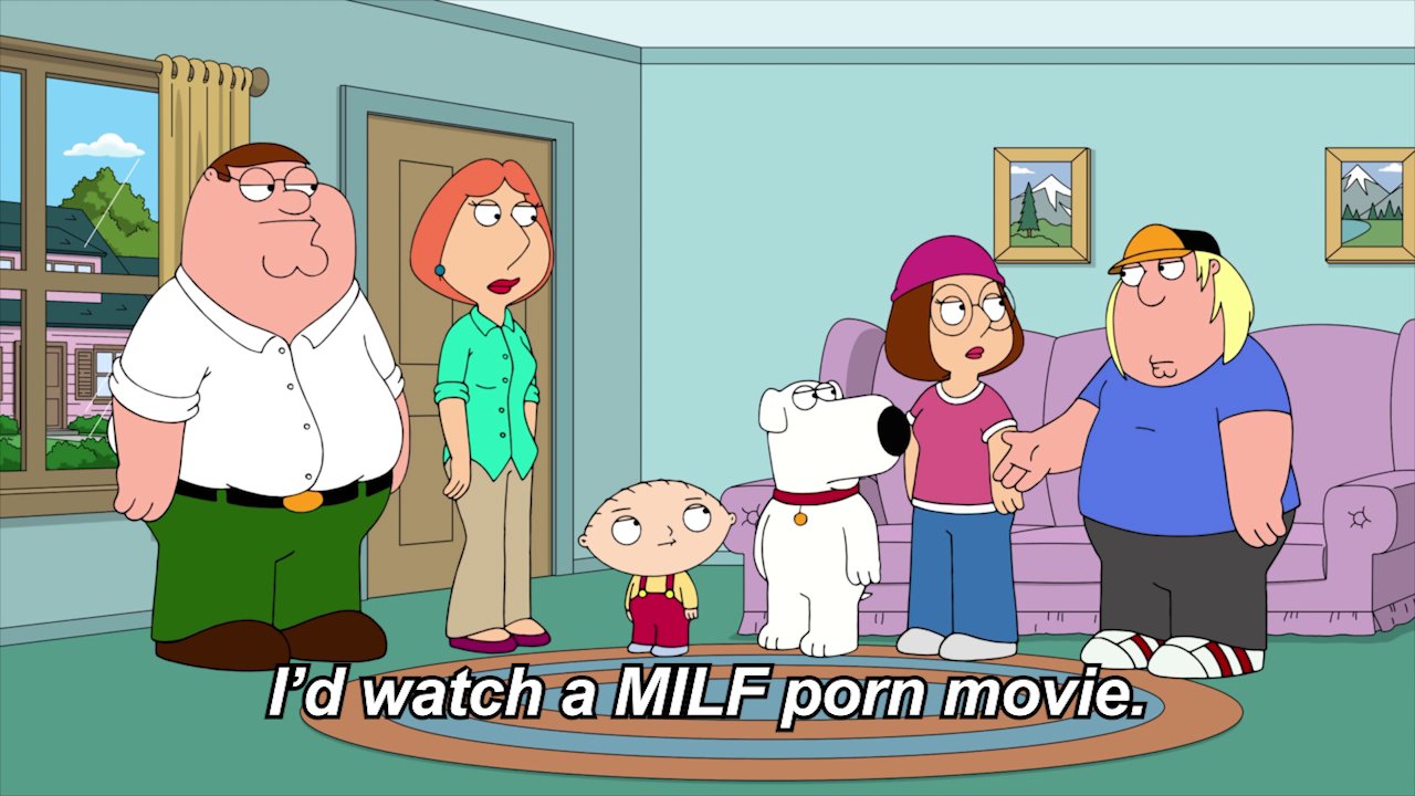 Family Guy on Twitter: "milf p*rn is as wholesome as you can get! https