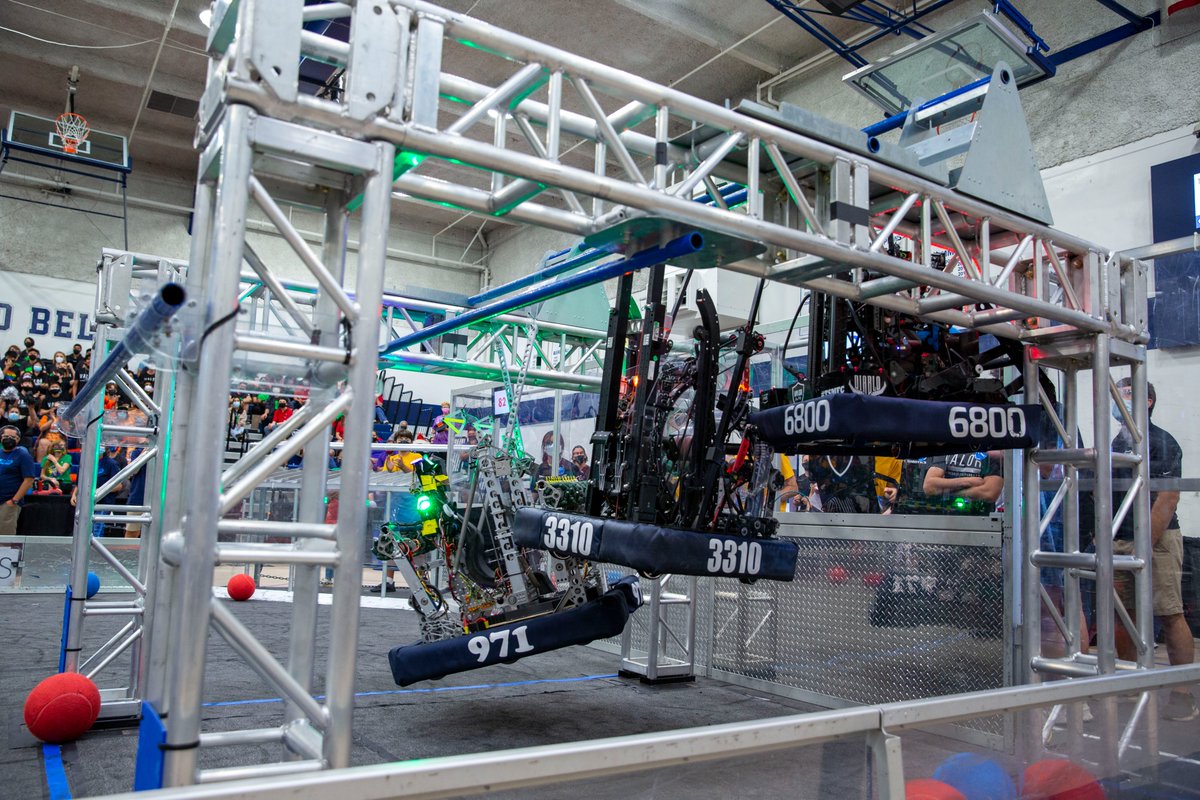 Chezy Champs was an absolute banger! Thank you to all the teams, volunteers, and sponsors for making this event possible. Congratulations to our winners, teams <a href="/frc1678/">Citrus Circuits</a>, @team4414_, <a href="/frc2813/">FRC2813</a>, and <a href="/frcteam498/">The Cobra Commanders</a>! We hope to see you all next year! #GoBells #first #team254