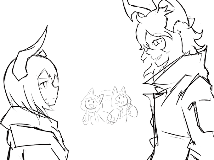 [Daily Vulcan Sketches #12]
Friends? 