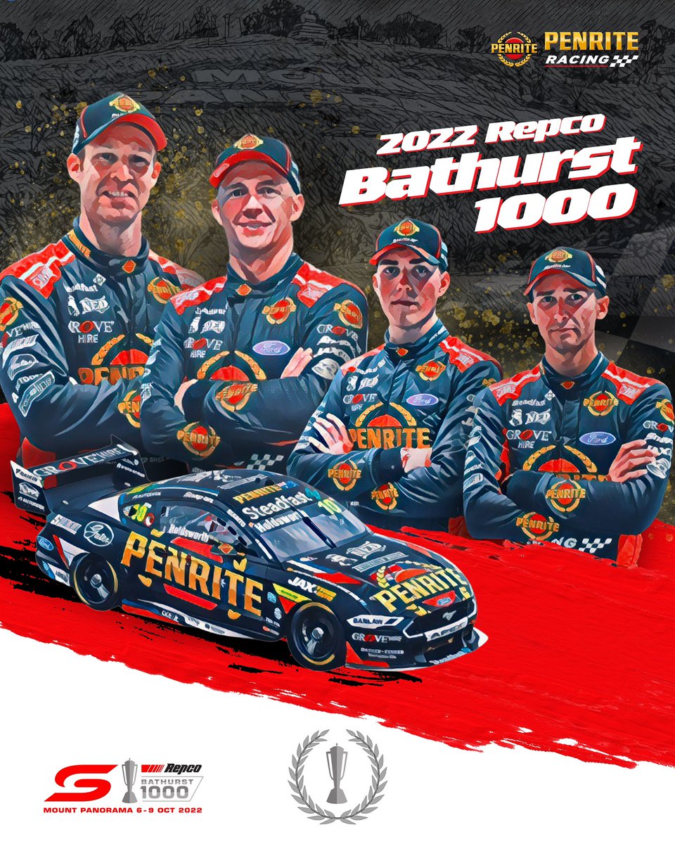 TeamPenrite's tweet photo. PenriteRacing: The stage is set for Bathurst this week 

#PenriteRacing #repcobathurst1000 @daffidreynolds @LeeHoldsworth @mattcampbell22_ https://t.co/ACAQmGls8L