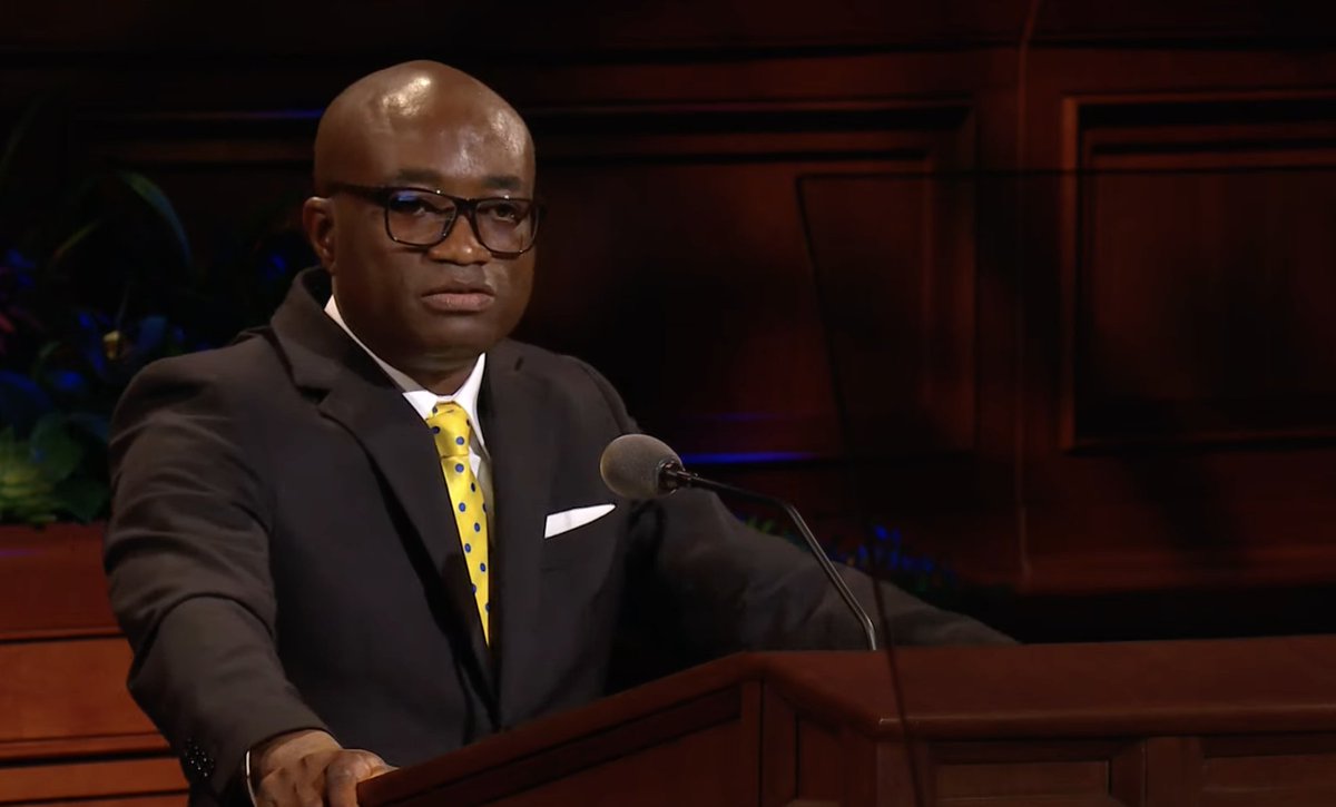 ldsconf's tweet photo. “Though we knew Kenneth would be part of our family eternally, I found myself questioning why God would let this tragedy happen to me when I was doing all I could to magnify my calling.” #ElderMorrison | #GeneralConference https://t.co/pJLsonph0b