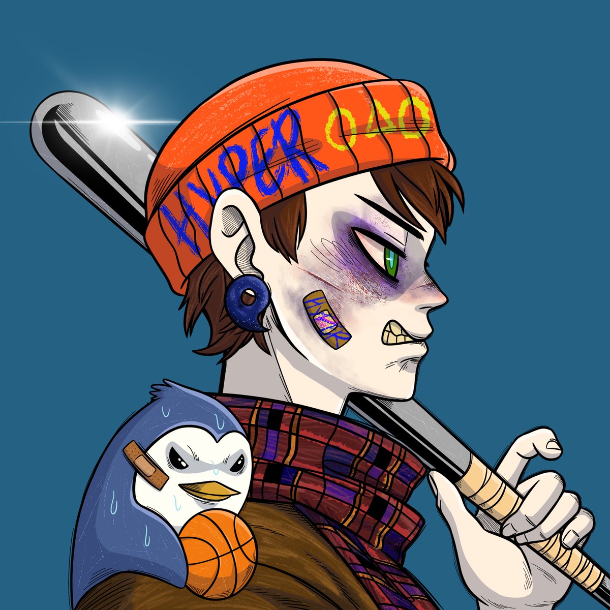 OKBvibe's tweet photo. @pengsol_ dope art!
cudos to @pengsol_ and @hyperdrifternft 
#pengish https://t.co/U1ECvq1589