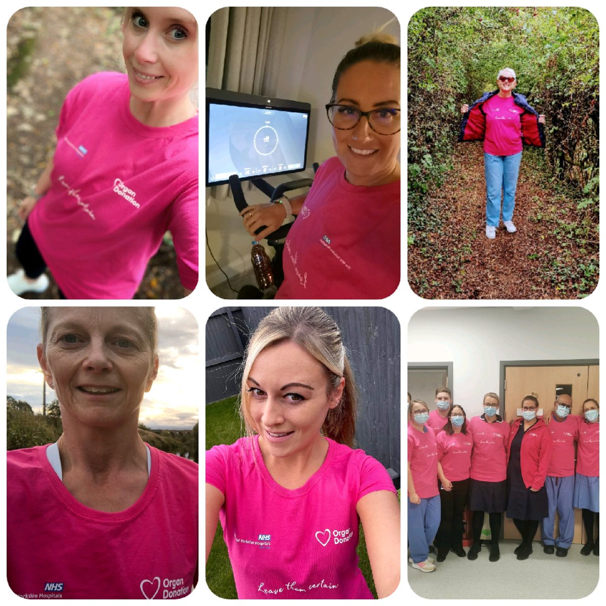 Some of #teamicu who have embraced the challenge & taken part in @Race4Recipients #critcare #OrganDonationWeek #race4recipients