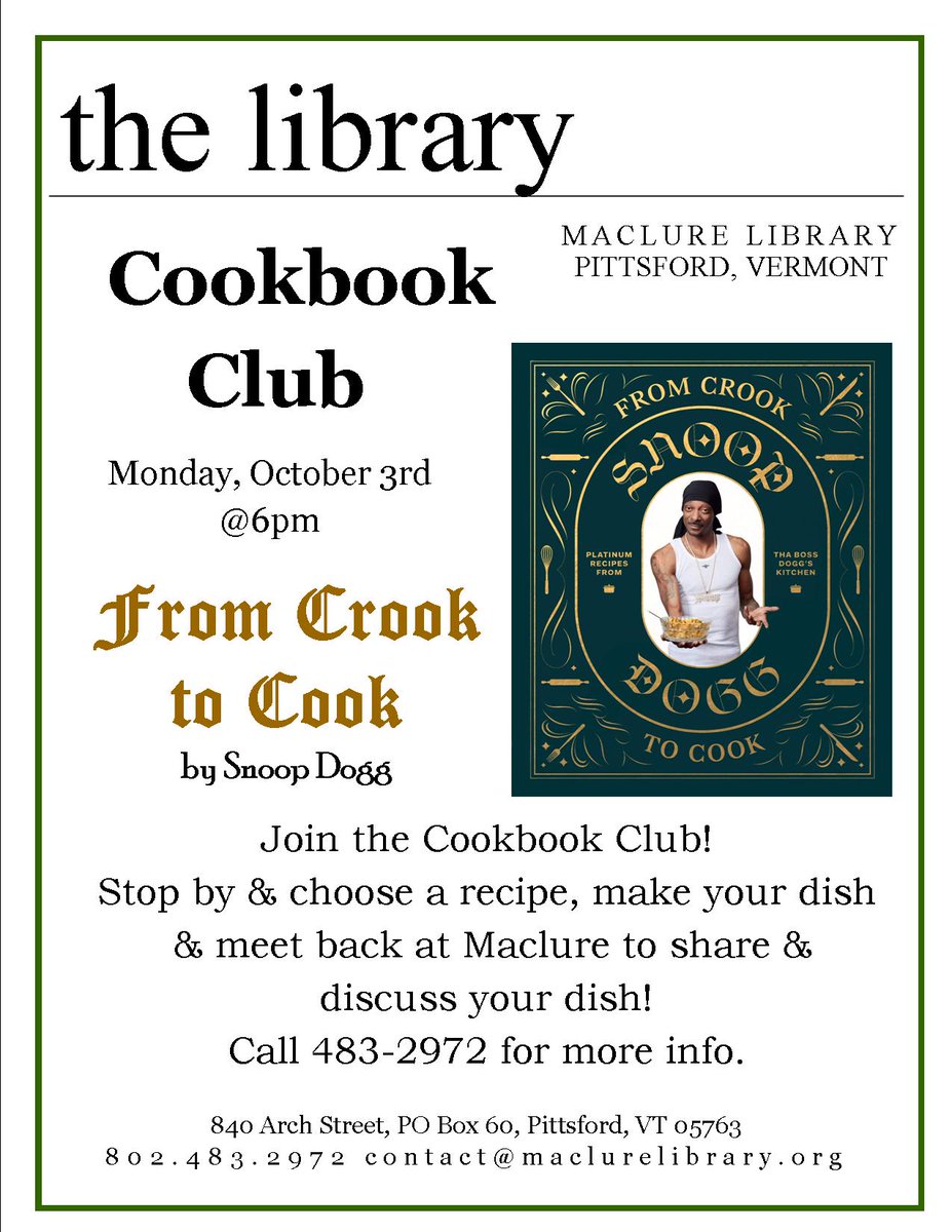 LibraryMaclure's tweet image. Busy October in Pittsford! - mailchi.mp/a0a8bfae76cd/g…