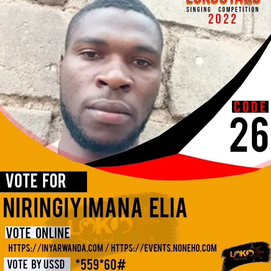 onlylokostars's tweet photo. VOTE FOR YOUR FAVORITE LOKOSTARS ARTISTS 

🚨 KANDA KURI LINK IRI MURI BIO UTORE UMUHANZI WAWE UMUHE AMAHIRWE YO GUTSINDIRA IGIHEMBO NTAMUKURU MURI LOKOSTARS SINGING COMPETITION ⭐️⭐️ https://t.co/lZncbjXvRC