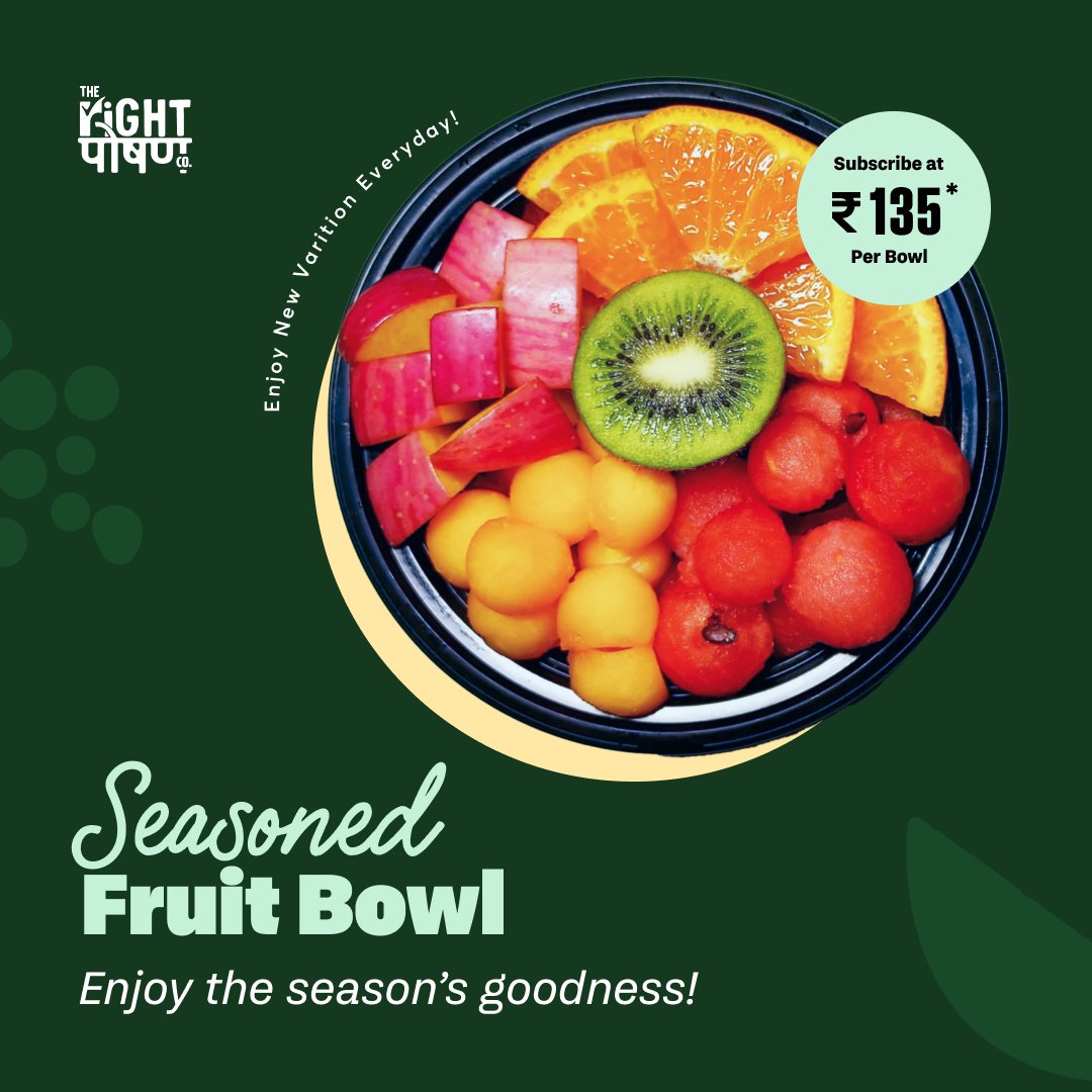 therightposhan's tweet photo. Daily essentials and season’s popular fruits with a dash of exoticness and enhanced flavors.

Start with our Seasoned Fruit Bowl and enjoy the season’s goodness!

Subscribe today! https://t.co/hmaSiL9GjT

#therightposhanco #rightposhan #eatrighteveryday
#fruitbowl #fruitsalad https://t.co/vErAWIDI5M