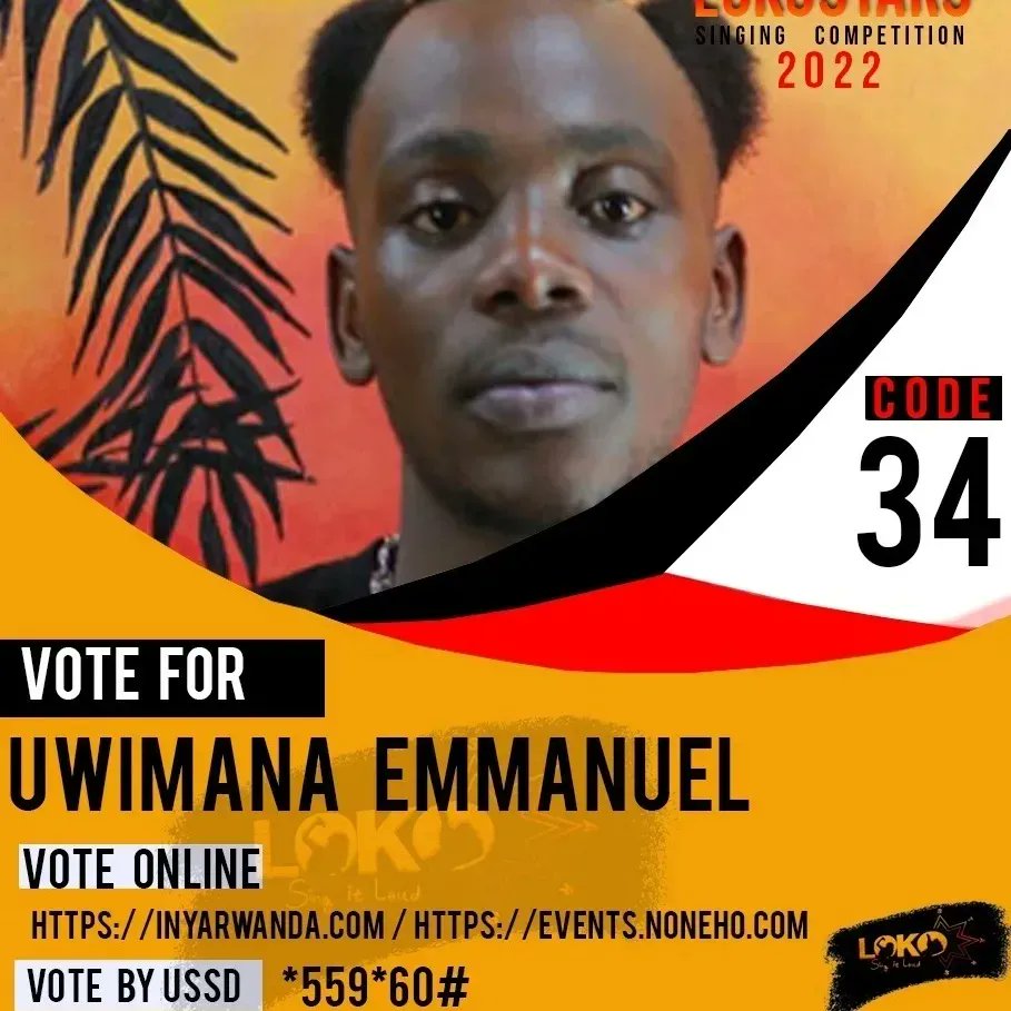 onlylokostars's tweet photo. VOTE FOR YOUR FAVORITE LOKOSTARS ARTISTS 

🚨 KANDA KURI LINK IRI MURI BIO UTORE UMUHANZI WAWE UMUHE AMAHIRWE YO GUTSINDIRA IGIHEMBO NTAMUKURU MURI LOKOSTARS SINGING COMPETITION ⭐️⭐️ https://t.co/NZkRAGDOP9