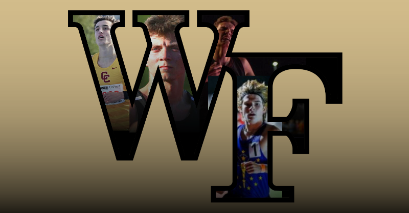 TheStrideReport's tweet photo. So far this year, the best men's distance recruiting class in the NCAA hasn't been Notre Dame, Oregon and maybe not even Stanford.

Instead, it's been Wake Forest.