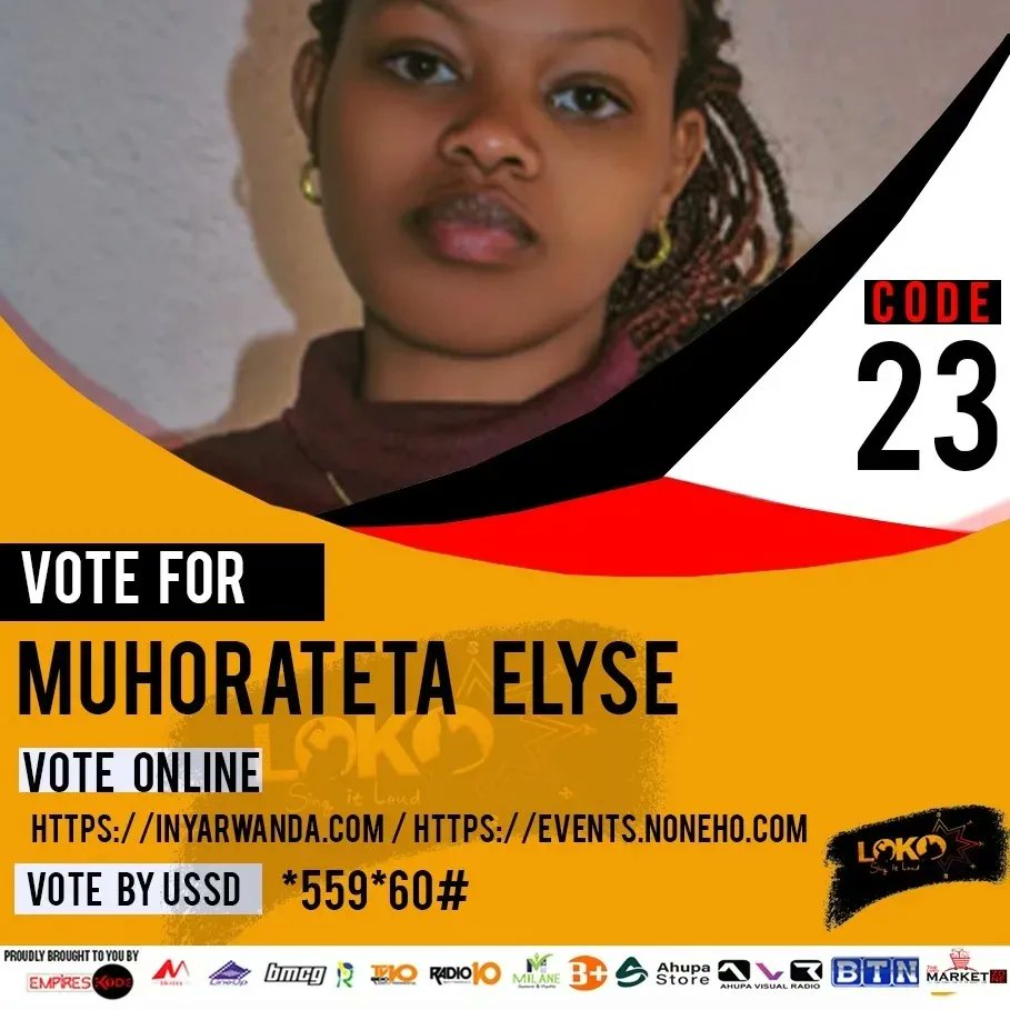 onlylokostars's tweet photo. VOTE FOR YOUR FAVORITE LOKOSTARS ARTISTS 

🚨 KANDA KURI LINK IRI MURI BIO UTORE UMUHANZI WAWE UMUHE AMAHIRWE YO GUTSINDIRA IGIHEMBO NTAMUKURU MURI LOKOSTARS SINGING COMPETITION ⭐️⭐️ https://t.co/xfXB66h1t0