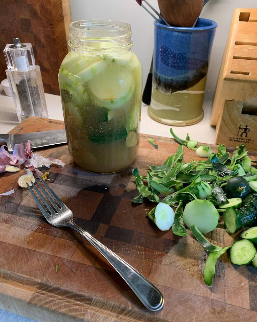 muddylaces's tweet image. Making pickles with the last of the garden cucumbers. So sour! instagr.am/p/CjOe-8AvtJA/