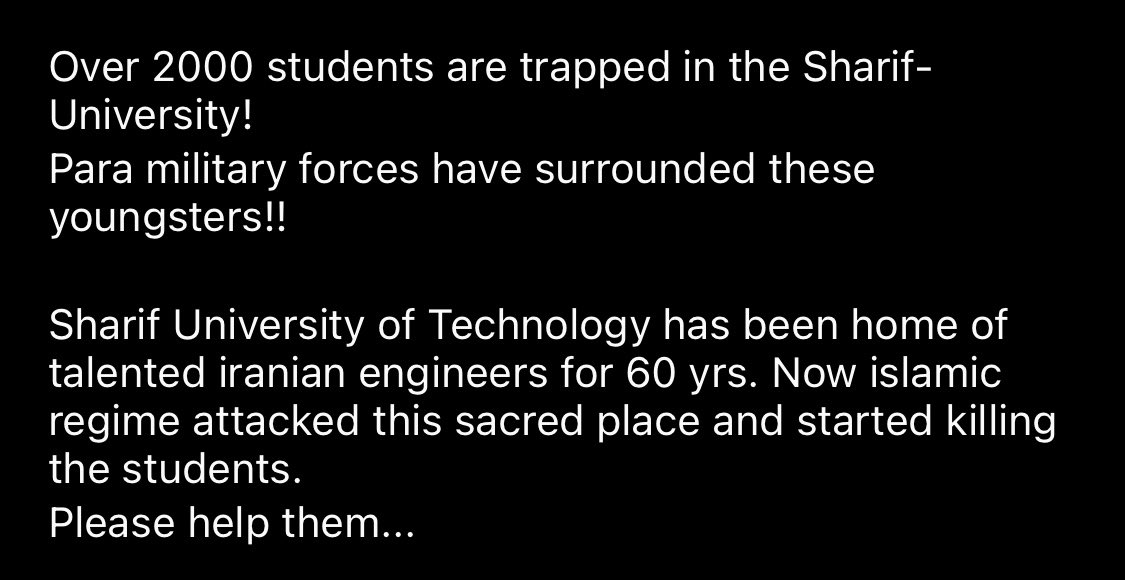 FaRnNnazZ's tweet image. Please help them..
#helpuniversity #MahsaAmini 
#Oplran #sharifuniversity 
#مهسا_امینی