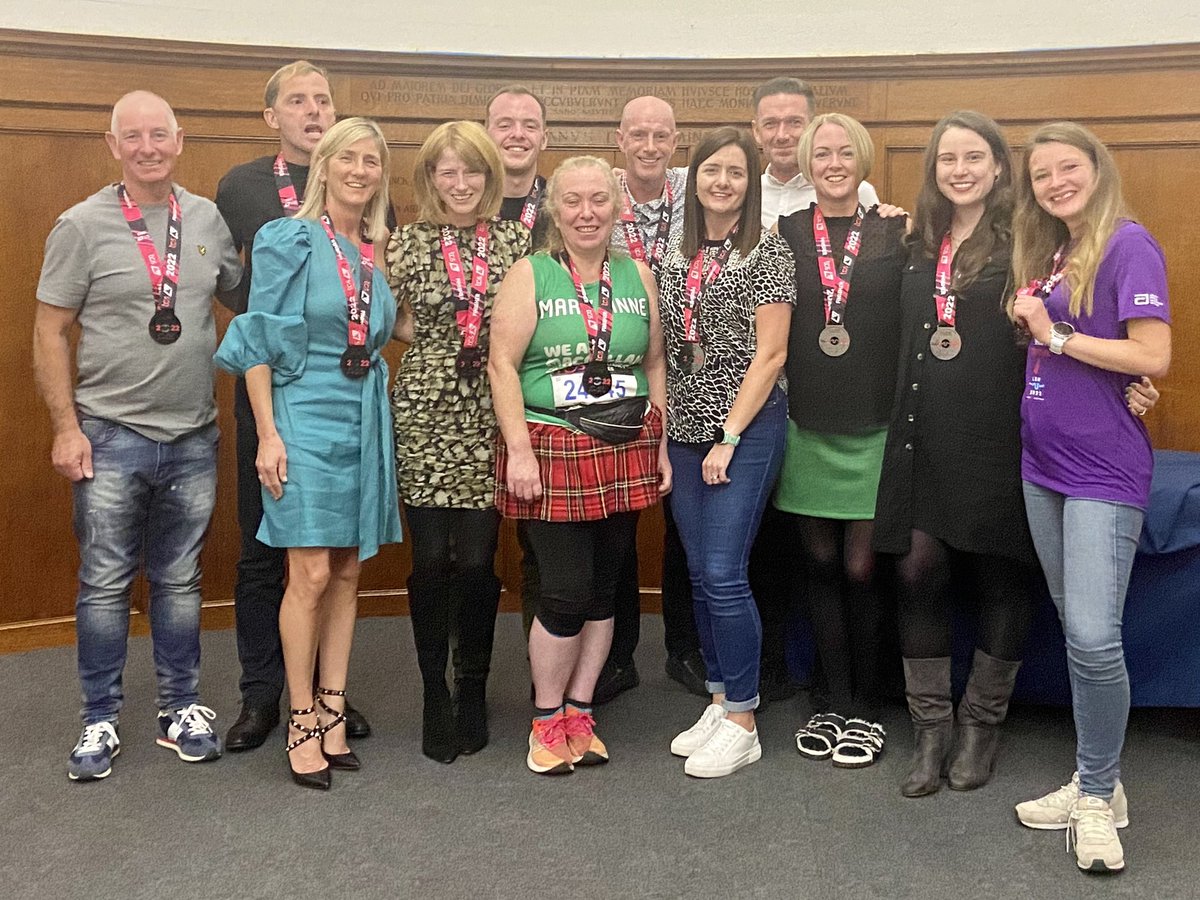 Some of our TCS London Marathon Class of ‘22 who ran for Macmillan Cancer Support… 

Thanks to everyone who took part.. 💚💚💚