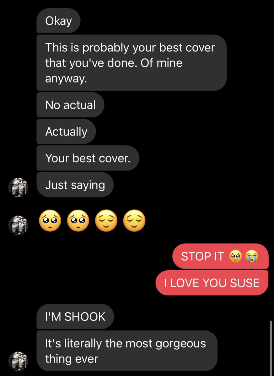 When you send your Suse <a href="/AuthorLy_James/">Lylah James</a> her cover for book 2 and she just... 🥹