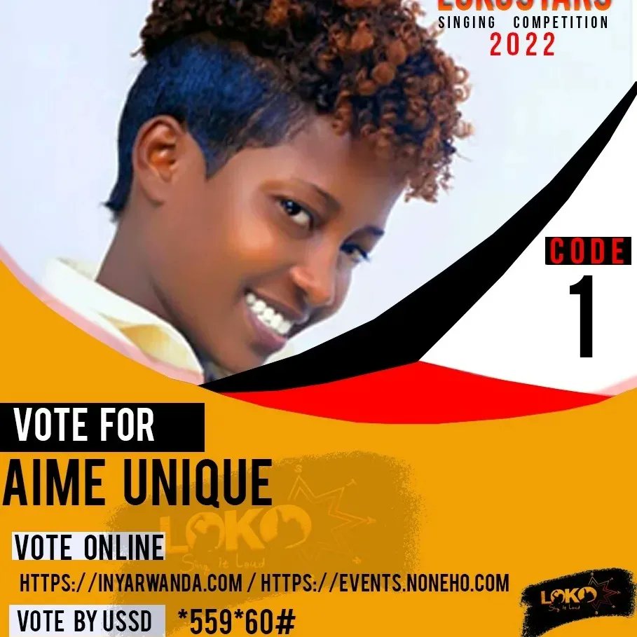 onlylokostars's tweet photo. VOTE FOR YOUR FAVORITE LOKOSTARS ARTISTS 

🚨 KANDA KURIYI LINK 

https://t.co/Mctb9VMd4N

UTORE UMUHANZI WAWE UMUHE AMAHIRWE YO GUTSINDIRA IGIHEMBO NTAMUKURU MURI LOKOSTARS SINGING COMPETITION ⭐️⭐️ https://t.co/XhBz6spzp1