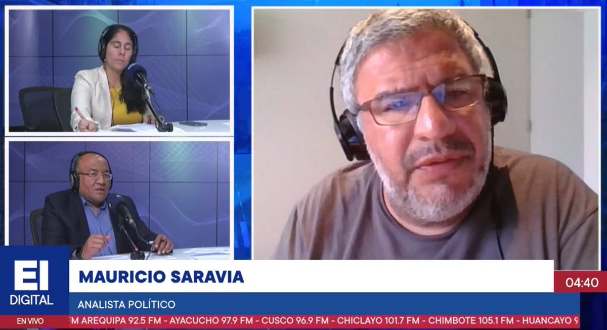 RadioNacionalFM's tweet photo. 🔴[EN VIVO] Mauricio Saravia: "El boca de urna es una encuesta que se realiza a las afueras de los centros de votación a través de un procedimiento que busca ser lo más aleatorio y representativo posible del universo de electores".
📻103.9 FM
🖥️📲https://t.co/Q34miqSSIo https://t.co/oJEhsTk5kK