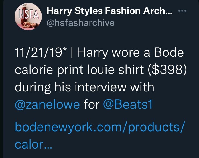 teaandfrozenpea's tweet image. 1. He wore a bluegreen Larry outfit for Apple interview. Wearing somthing Louis related to present your album, not for the first time huh?!