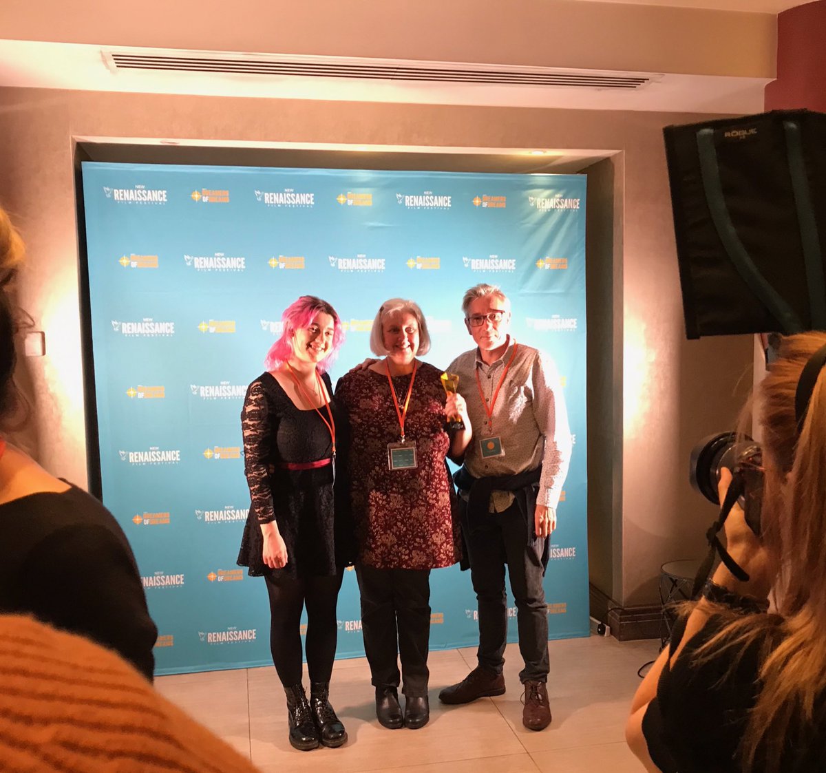 I’m proud to say that Rudy has won Best Feature Film at <a href="/NRFFest/">New Renaissance Film Festival 🕊</a> !!! Over the moon, thankyou to everyone at the Festival for such a wonderful evening! 😁