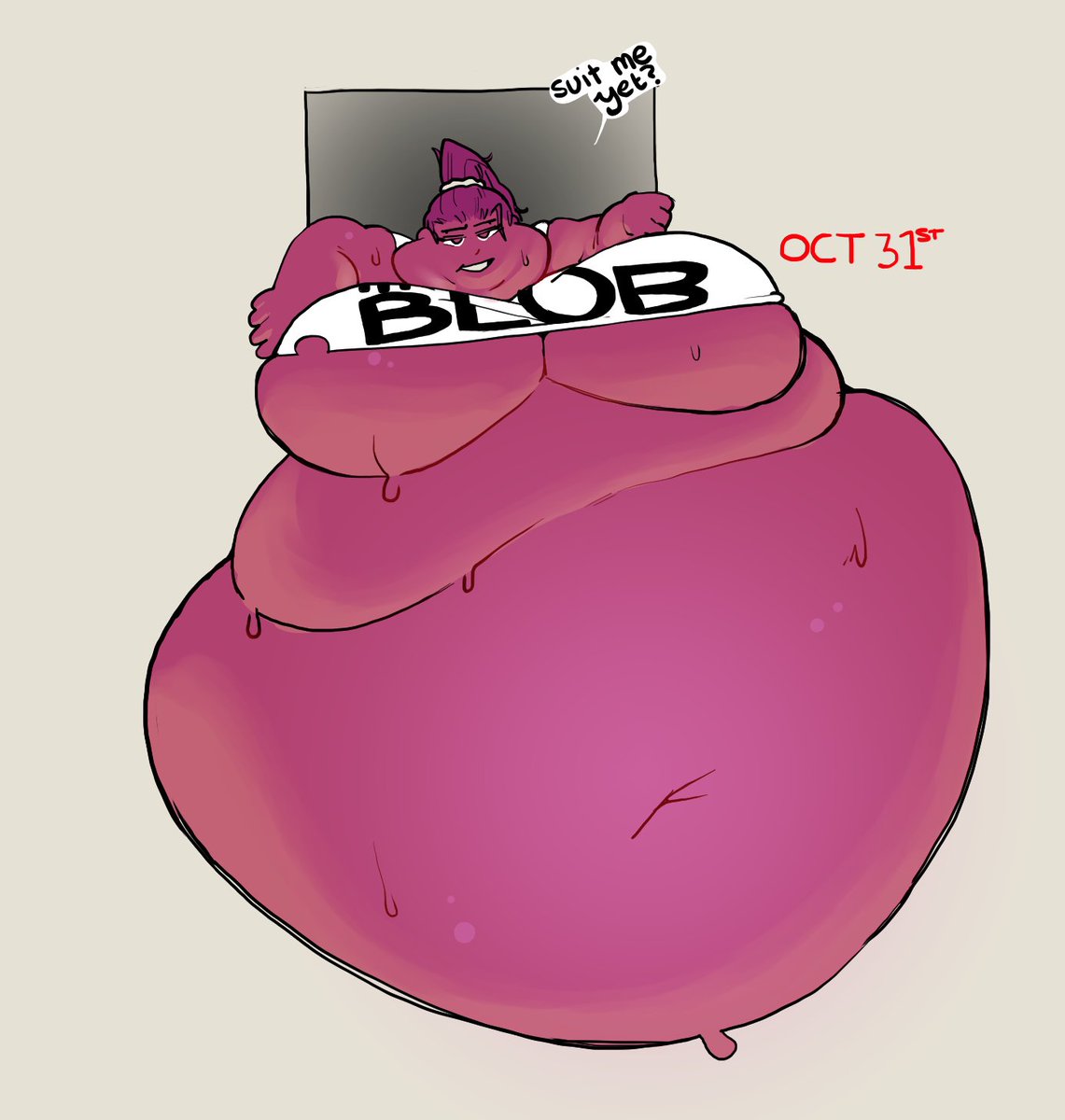 funny blob parody? in MY october? it's more likely than you think