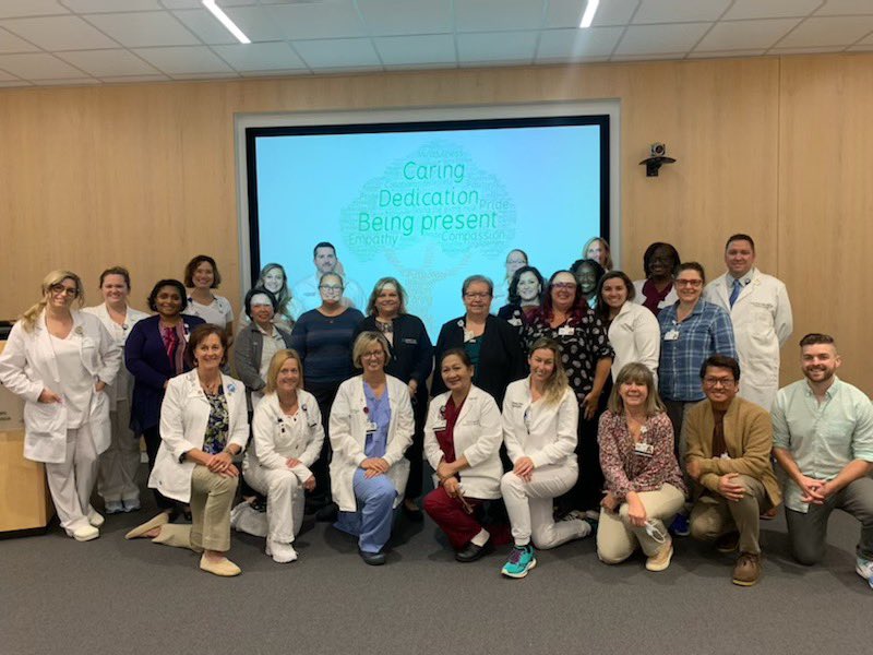 K_B_Platt's tweet photo. Marymount Hospital Clinical Practice Council attended a retreat for Magnet culture and sustainment. The team developed our 2025 theme. “Our Roots Run Deep” was the winner. #teambuilding #nurses @BarbZinner @CraigTobiasRN @LaurenRogersRN https://t.co/h6LNs22sDF