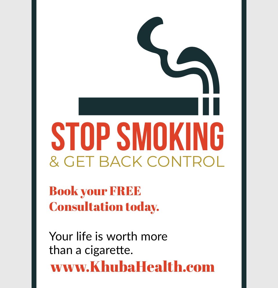 Call 07492 367895 or visit KhubaHealth.com to book your Free consultation