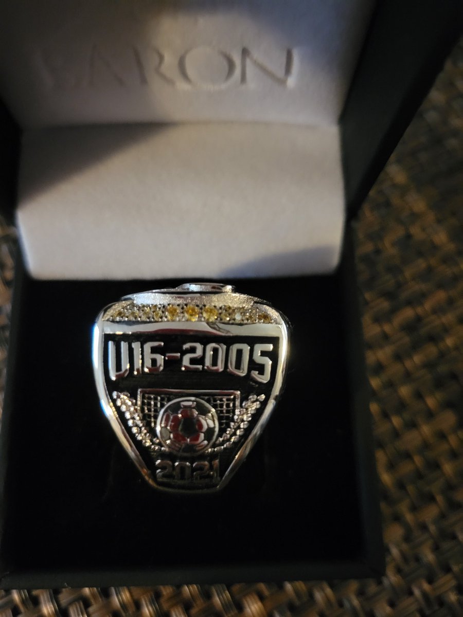 BrooklynLarrym2's tweet photo. Finally got our 2021 CUP GA National Championship rings!! #anothernatty https://t.co/Zs2zgCcsvb