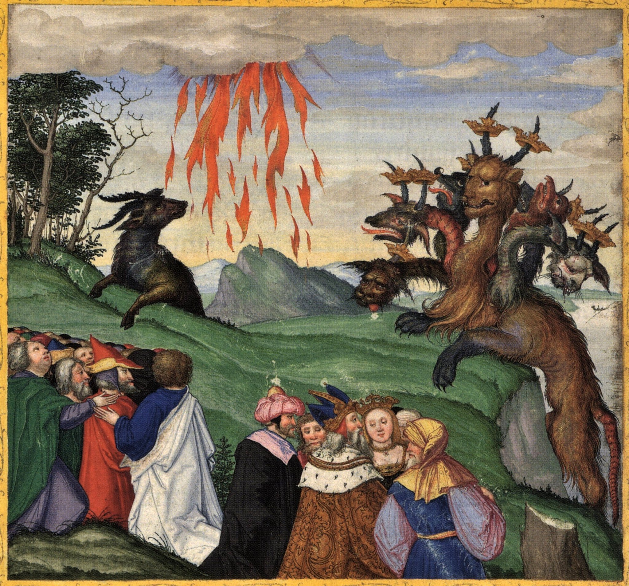 Archaeology & Art on Twitter "The beast with ten horns and the beast