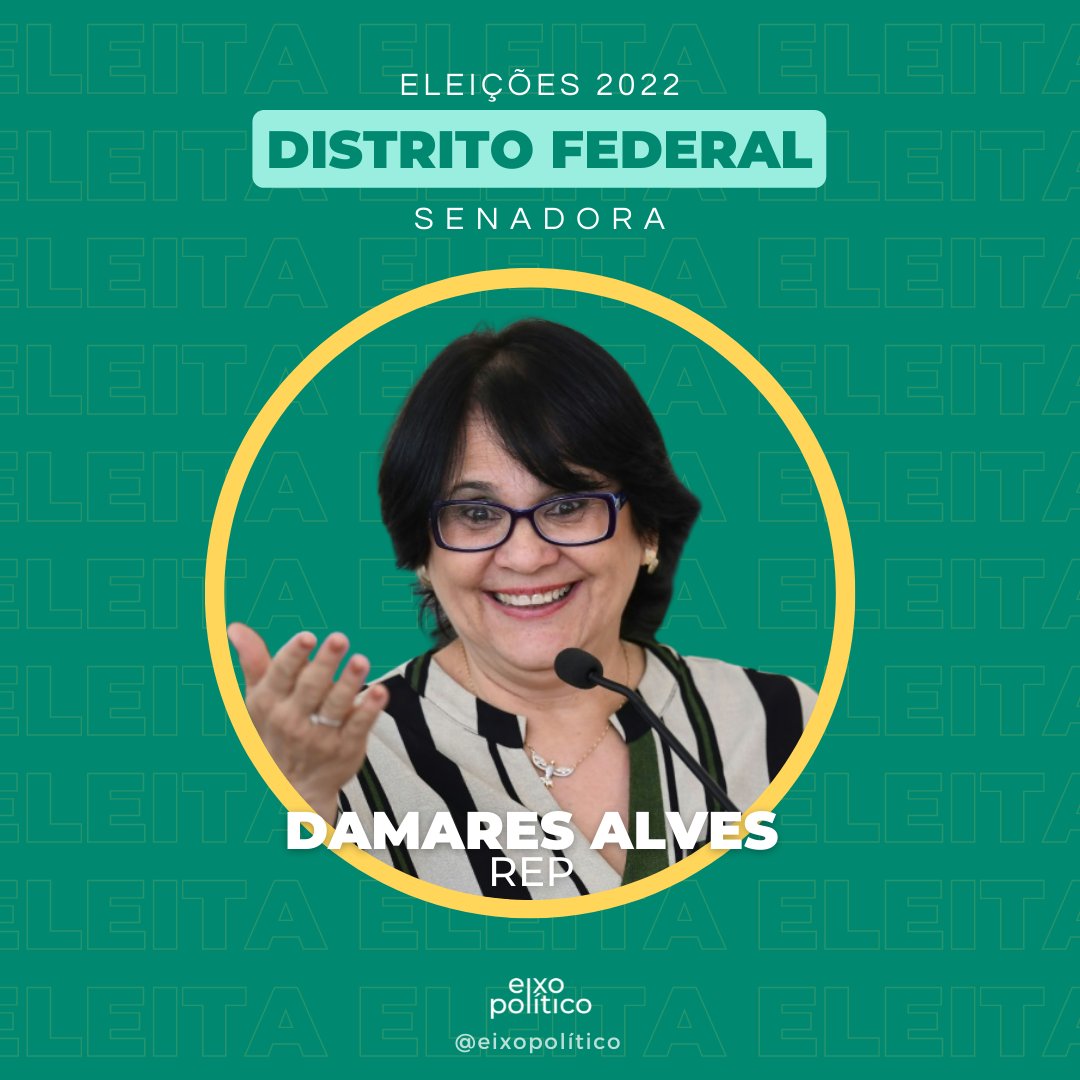 Damares Alves é eleita senadora pelo DF