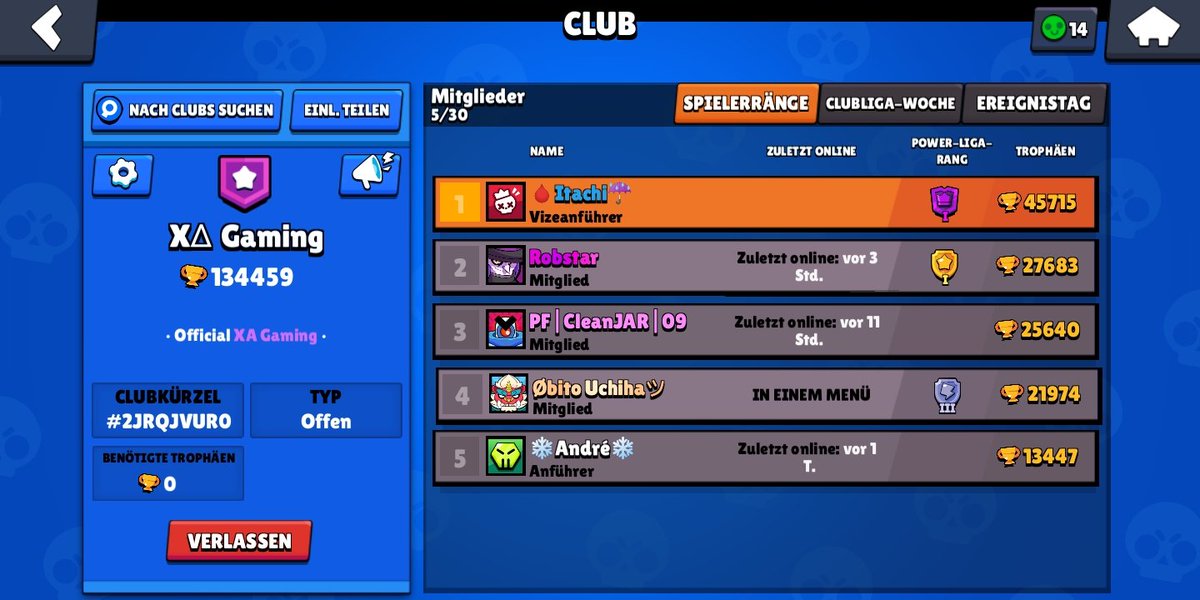 XanthiteGG's tweet photo. Hey Guys
We open the first XA Gaming Club in Brawls Stars. Join with your 2. account or your Main.  
DM for the Link https://t.co/8Max7hZQ6E